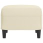 vidaXL Fußhocker Creme 60x50x41 cm Kunstleder vidaXL Fußhocker Creme 60x50x41 cm Kunstleder
