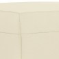 vidaXL Fußhocker Creme 60x50x41 cm Kunstleder vidaXL Fußhocker Creme 60x50x41 cm Kunstleder