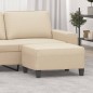vidaXL Fußhocker Creme 70x55x41 cm Mikrofasergewebe vidaXL Fußhocker Creme 70x55x41 cm Mikrofasergewebe