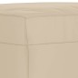 vidaXL Fußhocker Creme 70x55x41 cm Mikrofasergewebe vidaXL Fußhocker Creme 70x55x41 cm Mikrofasergewebe