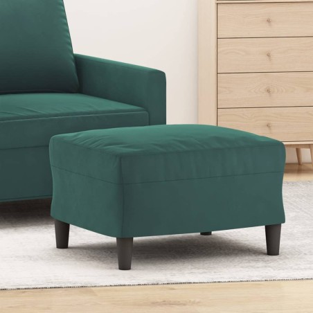vidaXL Fußhocker Dunkelgrün 60x50x41 cm Samt