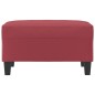 vidaXL Fußhocker Weinrot 70x55x41 cm Kunstleder vidaXL Fußhocker Weinrot 70x55x41 cm Kunstleder