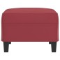 vidaXL Fußhocker Weinrot 70x55x41 cm Kunstleder vidaXL Fußhocker Weinrot 70x55x41 cm Kunstleder