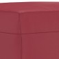 vidaXL Fußhocker Weinrot 70x55x41 cm Kunstleder vidaXL Fußhocker Weinrot 70x55x41 cm Kunstleder