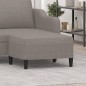 vidaXL Fußhocker Taupe 70x55x41 cm Stoff vidaXL Fußhocker Taupe 70x55x41 cm Stoff