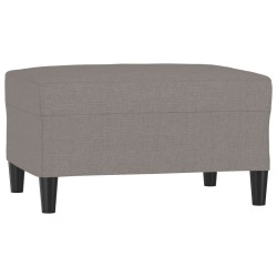 vidaXL Fußhocker Taupe 70x55x41 cm Stoff
