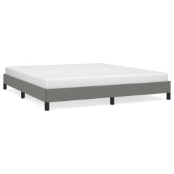 vidaXL Bettgestell Dunkelgrau 180×200 cm Stoff