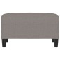 vidaXL Fußhocker Taupe 70x55x41 cm Stoff vidaXL Fußhocker Taupe 70x55x41 cm Stoff