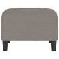 vidaXL Fußhocker Taupe 70x55x41 cm Stoff vidaXL Fußhocker Taupe 70x55x41 cm Stoff