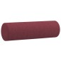 vidaXL Zierkissen 2 Stk. Weinrot Ø15x50 cm Stoff vidaXL Zierkissen 2 Stk. Weinrot Ø15x50 cm Stoff