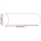 vidaXL Zierkissen 2 Stk. Weinrot Ø15x50 cm Stoff vidaXL Zierkissen 2 Stk. Weinrot Ø15x50 cm Stoff
