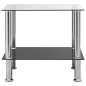 vidaXL Beistelltisch Transparent 45x50x45 cm Hartglas vidaXL Beistelltisch Transparent 45x50x45 cm Hartglas