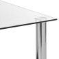 vidaXL Beistelltisch Transparent 45x50x45 cm Hartglas vidaXL Beistelltisch Transparent 45x50x45 cm Hartglas