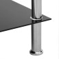 vidaXL Beistelltisch Transparent 45x50x45 cm Hartglas vidaXL Beistelltisch Transparent 45x50x45 cm Hartglas