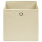 vidaXL Aufbewahrungsboxen 4 Stk. Vliesstoff 28x28x28 cm Creme vidaXL Aufbewahrungsboxen 4 Stk. Vliesstoff 28x28x28 cm Creme
