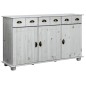 vidaXL Sideboard 134x39x79,5 cm Massivholz Kiefer vidaXL Sideboard 134x39x79,5 cm Massivholz Kiefer