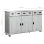 vidaXL Sideboard 134x39x79,5 cm Massivholz Kiefer vidaXL Sideboard 134x39x79,5 cm Massivholz Kiefer