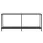 vidaXL Konsolentisch Schwarz 180x35x75,5 cm Hartglas vidaXL Konsolentisch Schwarz 180x35x75,5 cm Hartglas