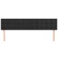 Kopfteile 2 Stk. Schwarz 90x5x78/88 cm Samt