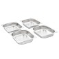 vidaXL Gastronormbehälter 4 Stk. GN 1/2 65 mm Edelstahl vidaXL Gastronormbehälter 4 Stk. GN 1/2 65 mm Edelstahl