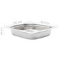 vidaXL Gastronormbehälter 4 Stk. GN 1/2 65 mm Edelstahl vidaXL Gastronormbehälter 4 Stk. GN 1/2 65 mm Edelstahl
