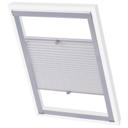 vidaXL Plissee Faltstore Weiß M04/304 