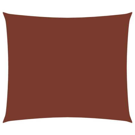 vidaXL Sonnensegel Oxford-Gewebe Rechteckig 4x5 m Terrakottarot