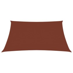 vidaXL Sonnensegel Oxford-Gewebe Rechteckig 4x5 m Terrakottarot