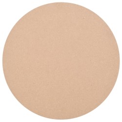 vidaXL Tischplatte Rund MDF 400x18 mm