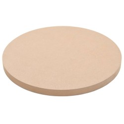 vidaXL Tischplatte Rund MDF 400x18 mm