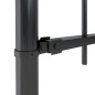 vidaXL Gartenzaun mit Speerspitzen Stahl 1,7 x 1,5 m Schwarz vidaXL Gartenzaun mit Speerspitzen Stahl 1,7 x 1,5 m Schwarz