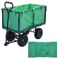 vidaXL Gartenwagen-Einlage Grün Stoff vidaXL Gartenwagen-Einlage Grün Stoff
