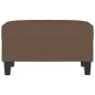 vidaXL Fußhocker Braun 70x55x41 cm Stoff vidaXL Fußhocker Braun 70x55x41 cm Stoff