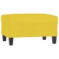 vidaXL Fußhocker Hellgelb 70x55x41 cm Stoff vidaXL Fußhocker Hellgelb 70x55x41 cm Stoff