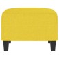 vidaXL Fußhocker Hellgelb 70x55x41 cm Stoff vidaXL Fußhocker Hellgelb 70x55x41 cm Stoff