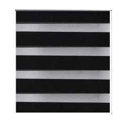 Doppelrollo Seitenzug Duo Rollo 80 x 175 cm schwarz