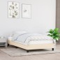 vidaXL Bettgestell Creme 90x190 cm Stoff vidaXL Bettgestell Creme 90x190 cm Stoff