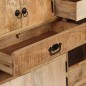 vidaXL Sideboard Mangoholz Massiv 100 x 30 x 130 cm vidaXL Sideboard Mangoholz Massiv 100 x 30 x 130 cm