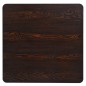 vidaXL Bistrotisch MDF und Stahl Quadratisch 80×80×75cm Dunkle Esche vidaXL Bistrotisch MDF und Stahl Quadratisch 80×80×75cm Dunkle Esche