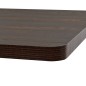 vidaXL Bistrotisch MDF und Stahl Quadratisch 80×80×75cm Dunkle Esche vidaXL Bistrotisch MDF und Stahl Quadratisch 80×80×75cm Dunkle Esche