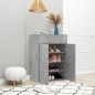 vidaXL Schuhschrank Betongrau 60x35x84 cm Holzwerkstoff vidaXL Schuhschrank Betongrau 60x35x84 cm Holzwerkstoff