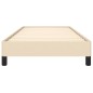 vidaXL Bettgestell Creme 90x190 cm Stoff vidaXL Bettgestell Creme 90x190 cm Stoff