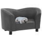 vidaXL Hundesofa Grau 67x41x39 cm Kunstleder vidaXL Hundesofa Grau 67x41x39 cm Kunstleder