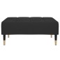 vidaXL Fußhocker Schwarz 78x56x32 cm Samt vidaXL Fußhocker Schwarz 78x56x32 cm Samt