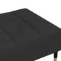 vidaXL Fußhocker Schwarz 78x56x32 cm Samt vidaXL Fußhocker Schwarz 78x56x32 cm Samt