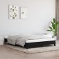 vidaXL Bettgestell Schwarz 140x190 cm Stoff vidaXL Bettgestell Schwarz 140x190 cm Stoff