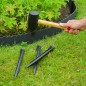 Nature Dekorative Rasenkante 0,13x12 m 3 mm Schwarz Nature Dekorative Rasenkante 0,13x12 m 3 mm Schwarz