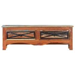 vidaXL TV-Schrank 120x30x40 cm Altholz Massiv
