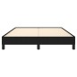 vidaXL Bettgestell Schwarz 140x190 cm Stoff vidaXL Bettgestell Schwarz 140x190 cm Stoff