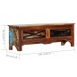 vidaXL TV-Schrank 120x30x40 cm Altholz Massiv vidaXL TV-Schrank 120x30x40 cm Altholz Massiv